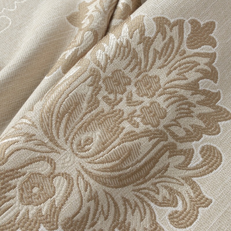 Custom European Court Jacquard Shading coffee cloth curtain valance drape C2130