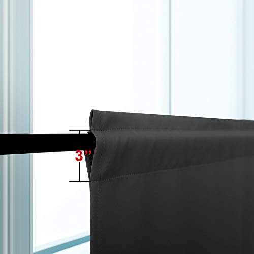 RV Curtains Blackout Privacy Insulation RV 34″W x 36″L (Pack of 2) Dark Gray