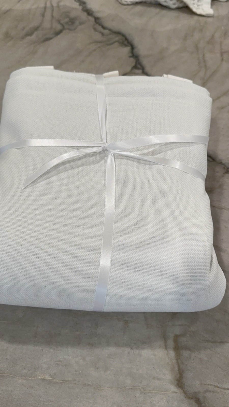 Pottery Barn Broadway (1) Curtain Drape White 50”x84” Blackout