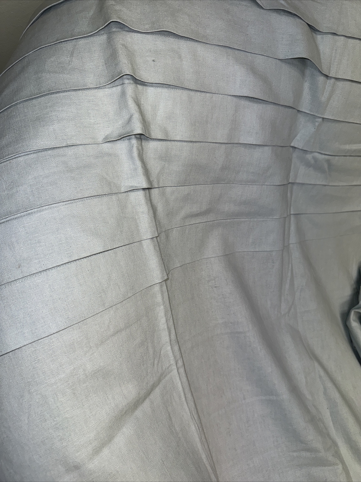 Pottery Barn Belgian 55%Linen Flax Mineral Blue 44 X 84 Panel Drape Curtain