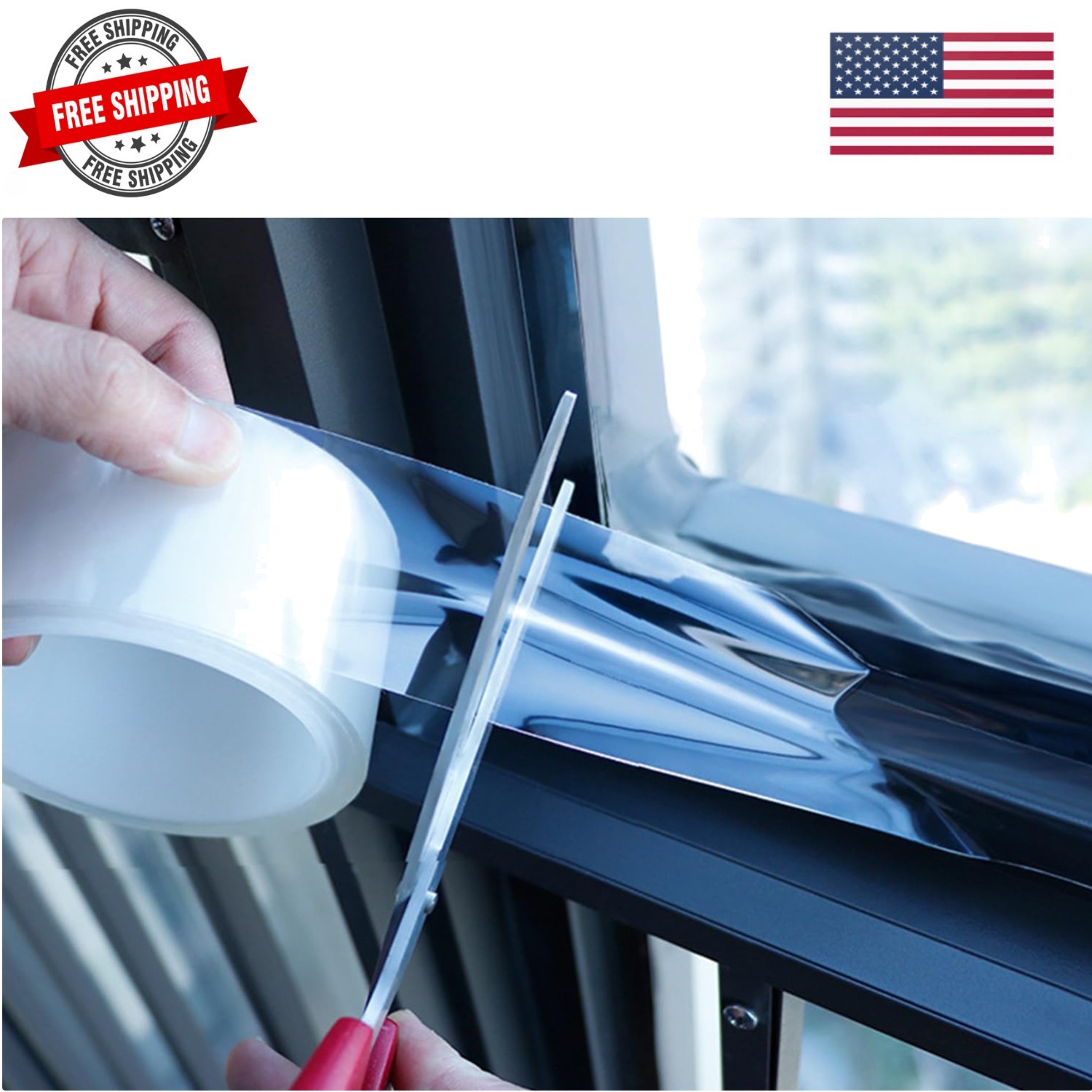 Transparent Window Weather Sealing Tape 2 Inch x 33 FT Weather Stripping Resi…