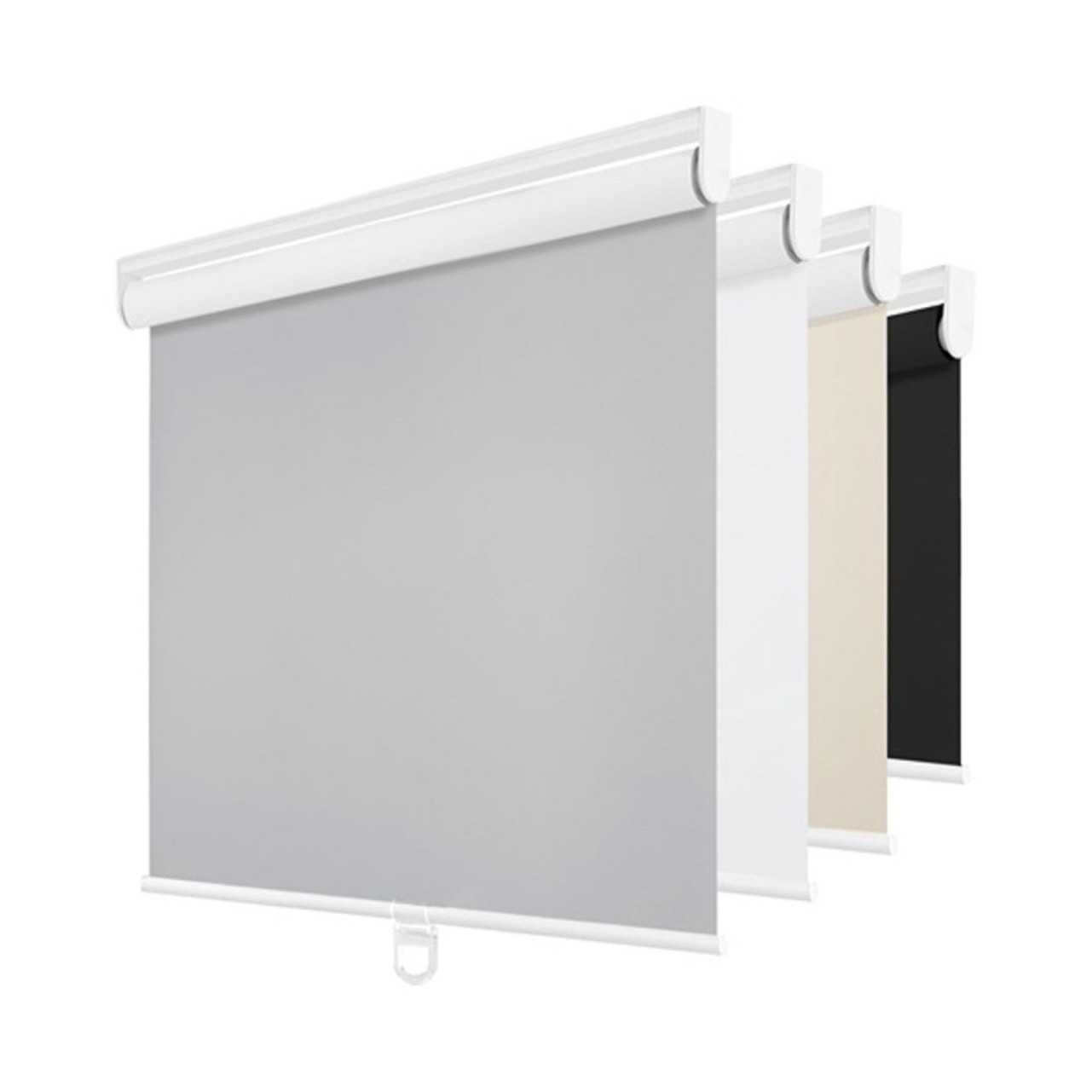 ChrisDowa Cordless Blackout Roller Shade Grey 67×72 in Thermal Insulated