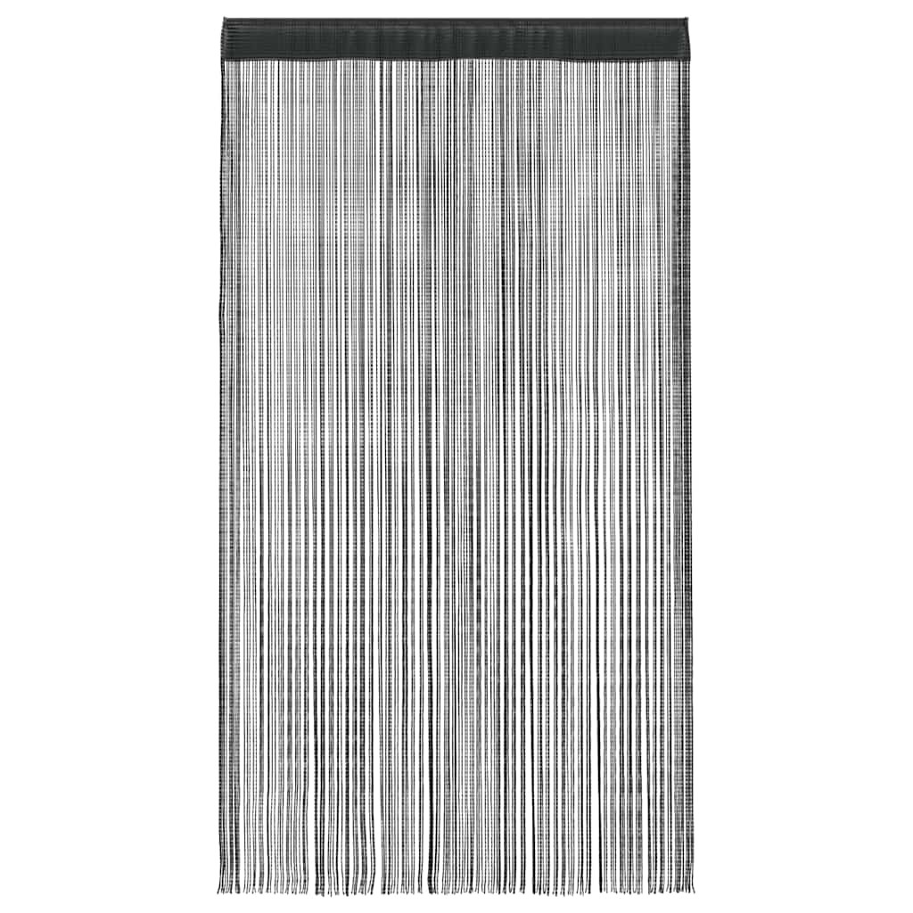 Wire curtains 2 pcs 140×250 cm black