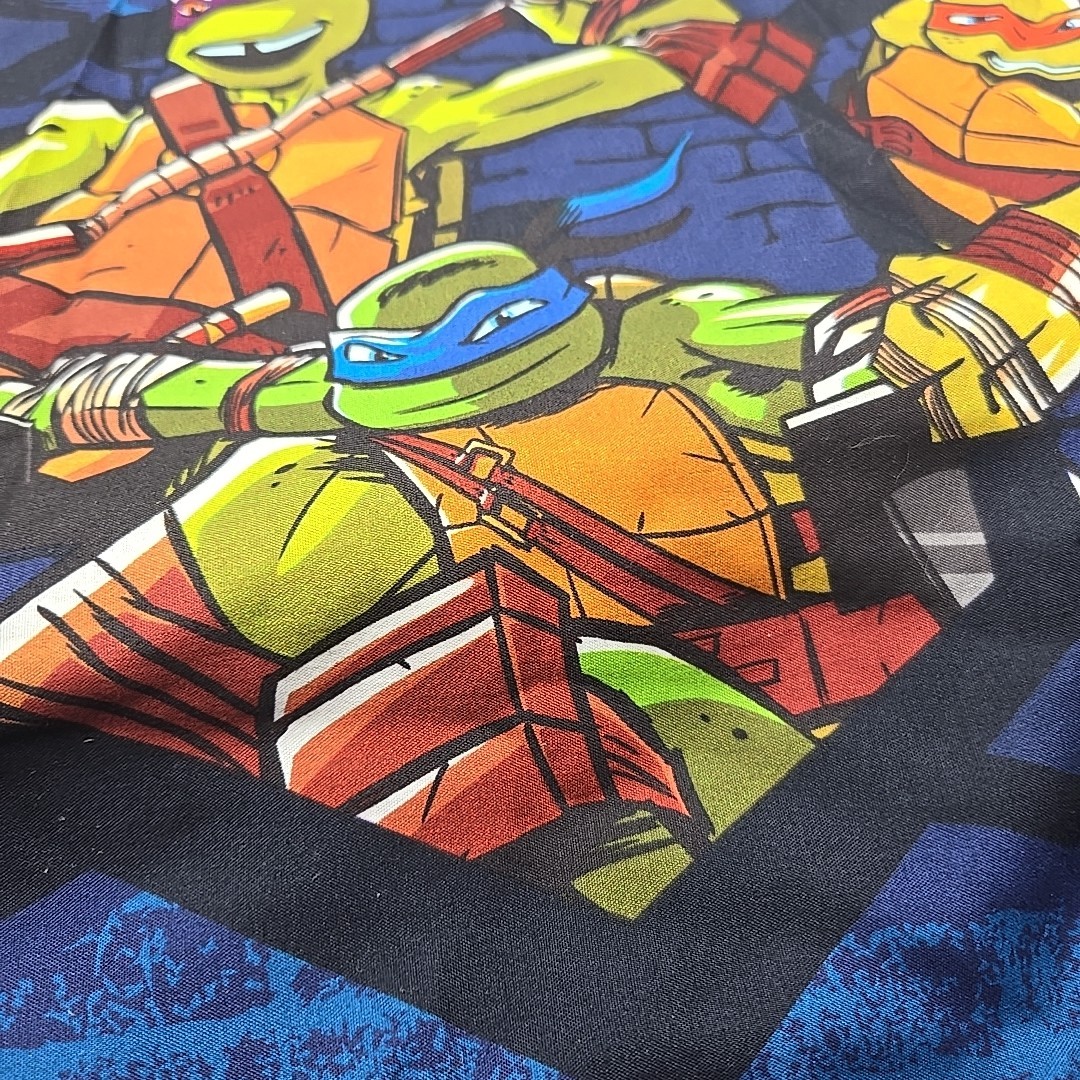 1 Pair Nickelodeon Teenage Mutant Ninja Turtles Blue Curtains 42×63 Pre-owned