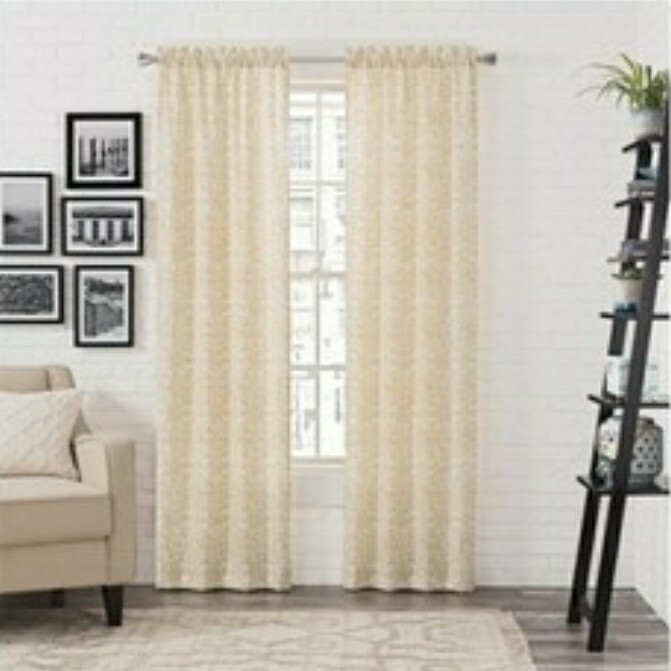 Window Pairs to Go Brockwell Panel Pair Set Wheat 56″×84″ Never Been Opened! L11