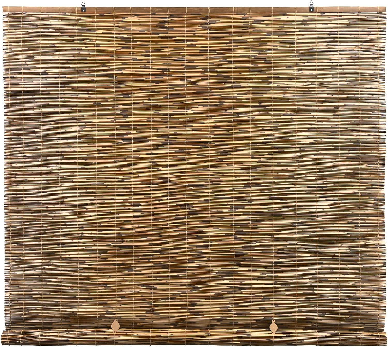 Radiance Cordless Bamboo Blinds Waterproof Roller Shade 72×72 Cocoa