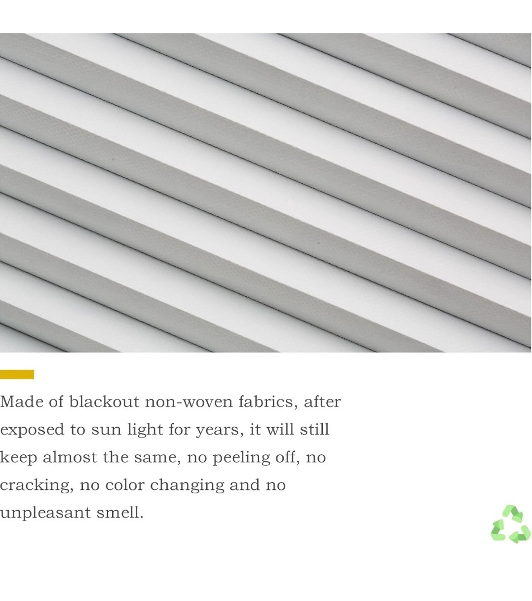 MYshade Blackout Cordless Cellular Shades Honeycomb Shades for Indoor 39w 72H