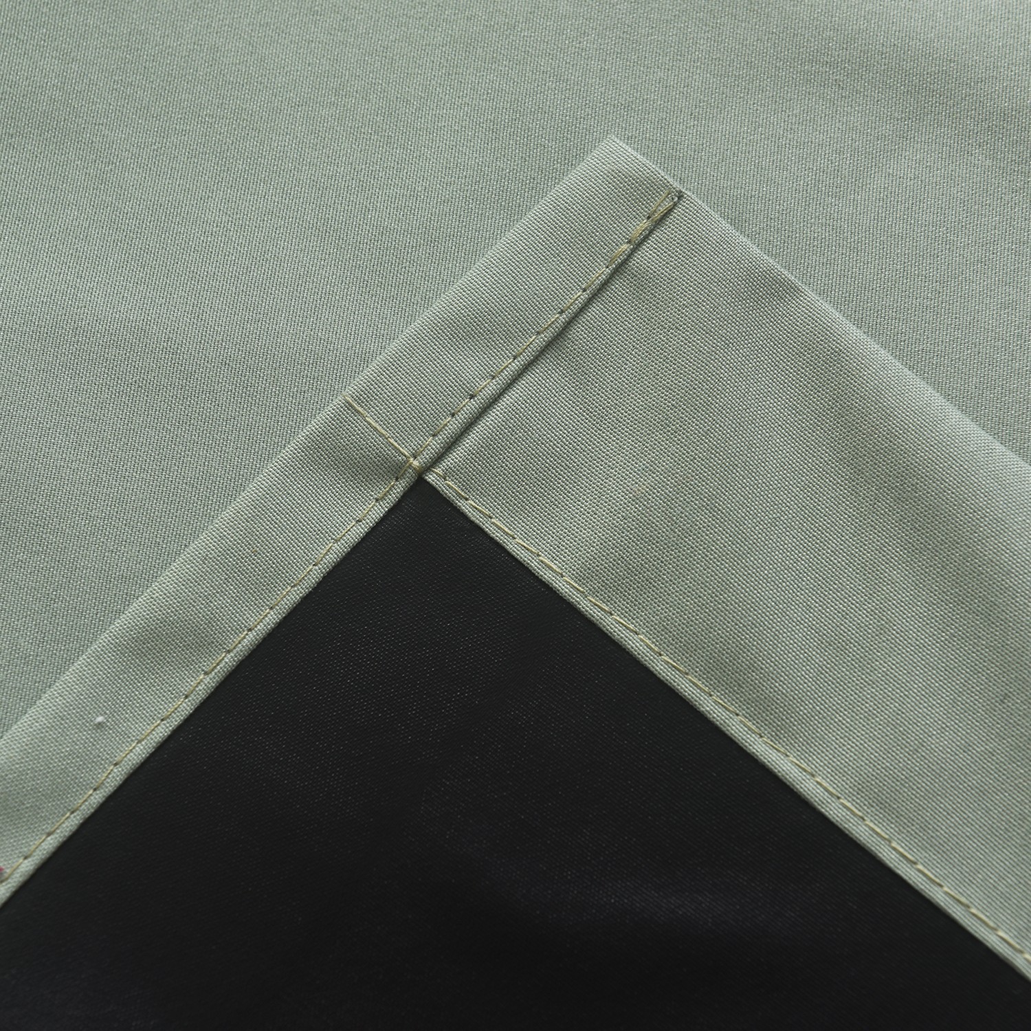 Blackout Window Valance Rod Pocket Curtains, Window Treatment 2 Panels, 39x20in
