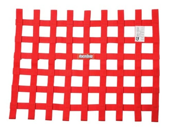725015RQP Window Net SFI 27.1 1 in Webbing 18 x 24 in Rectangle Red