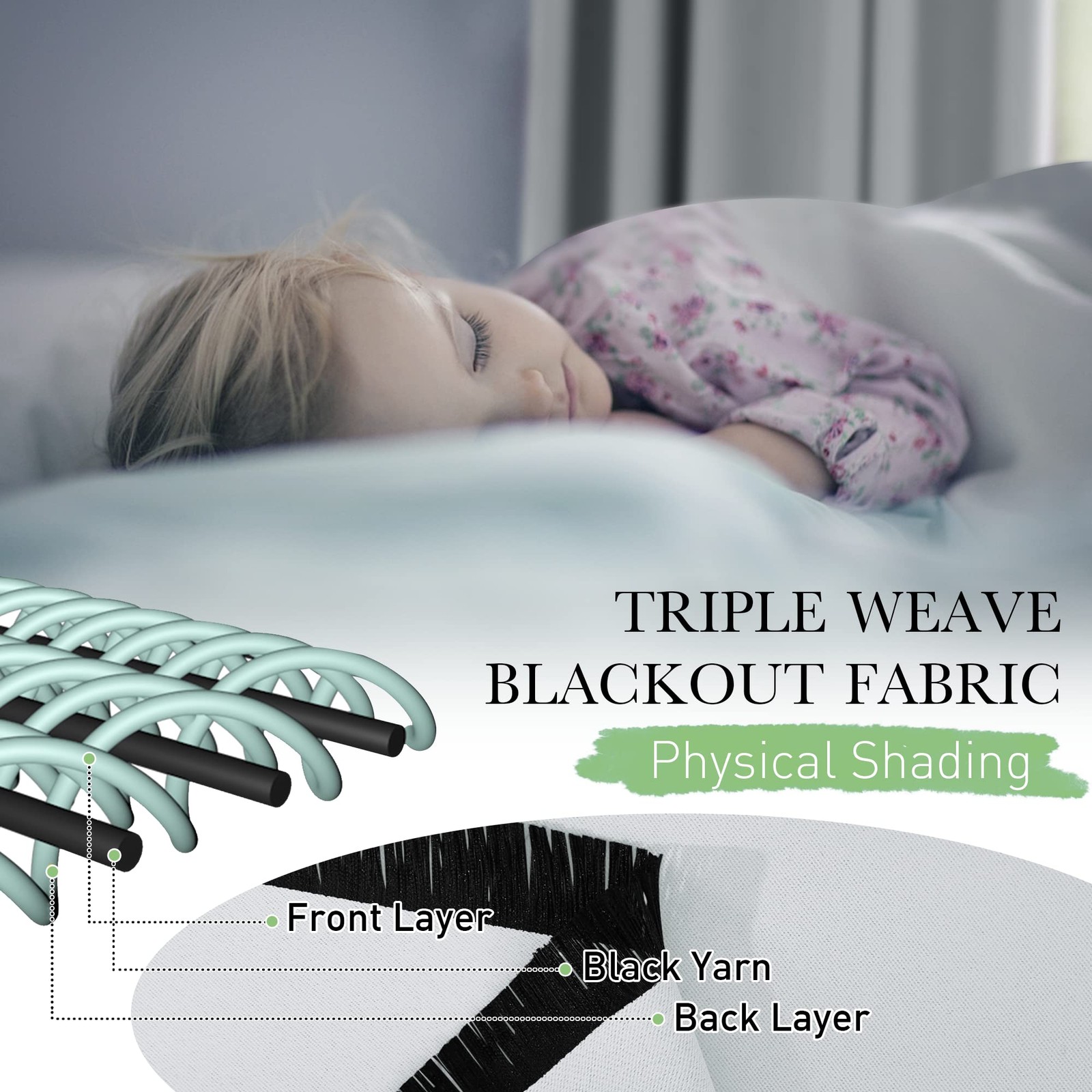 White Blackout Curtain Liners – Thermal Insulated Rod Pocket Drapes for 95 in…