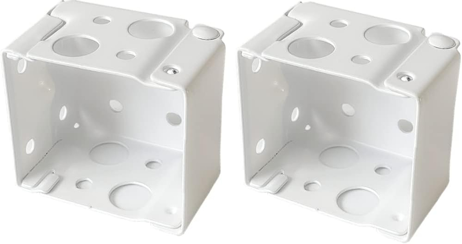 Cutelec Box Mounting Bracket 1Set for 1-1/2″ Blinds White Color Window Blinds He