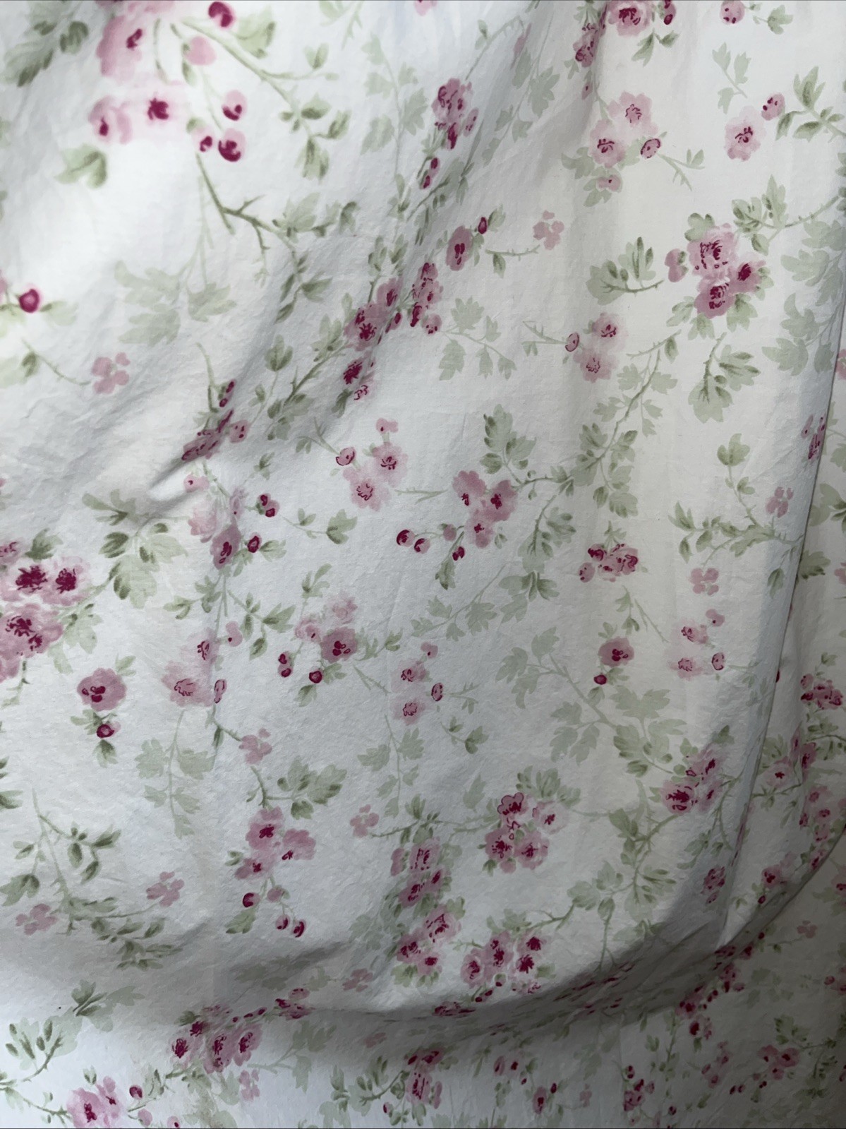RARE PAIR Rachel Ashwell Simply SHABBY CHIC BABY CURTAINS CHERRY BLOSSOM 84”