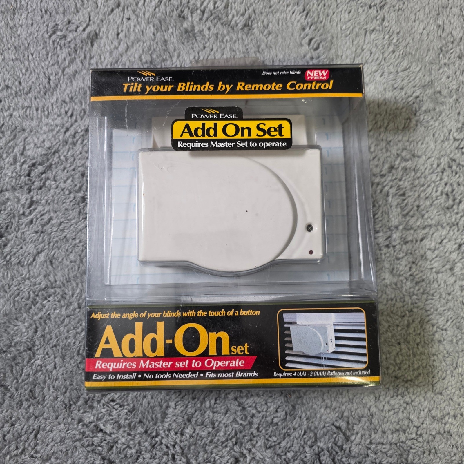 Power Ease Remote Blind Tilt Add On Set White 10014 New Expansion Kit