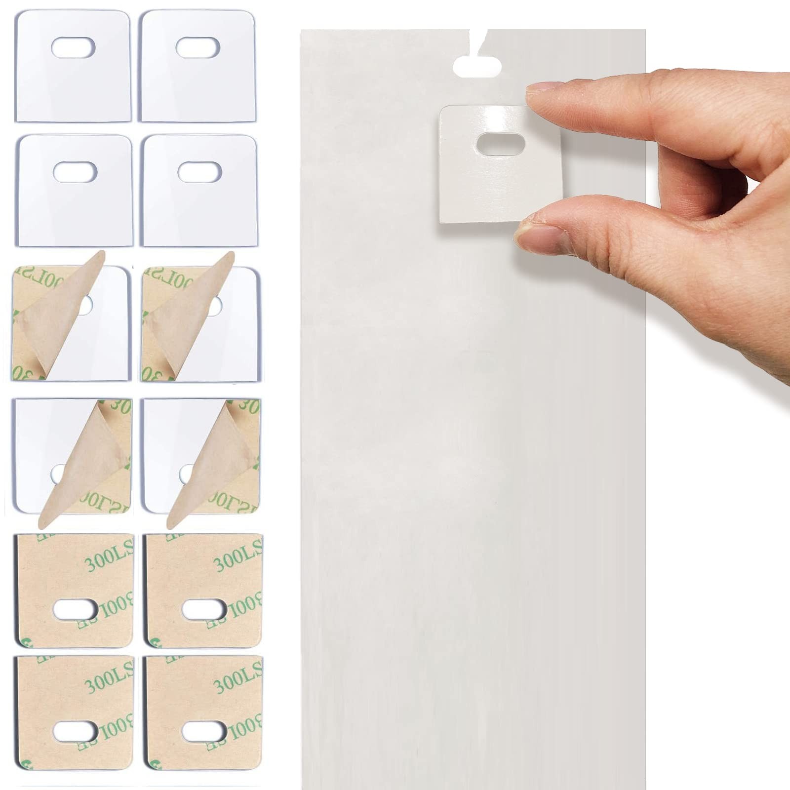 (30 Set/ 60 Pieces) Clear Vertical Blind Repair Tabs, Vertical Blind Repair K…