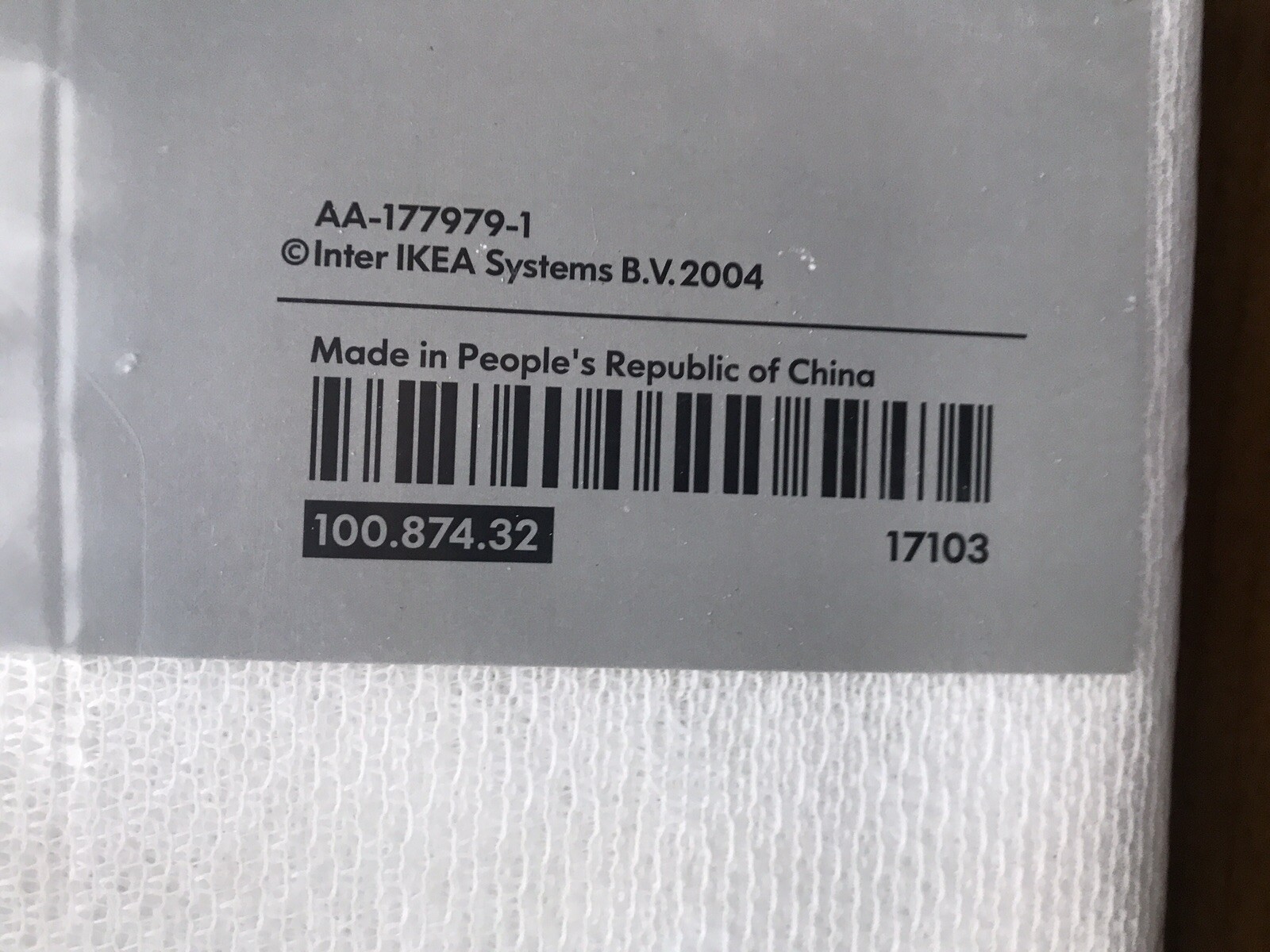 Ikea Britt White Mesh Curtains 2 Panels 57 x 118″ NIP