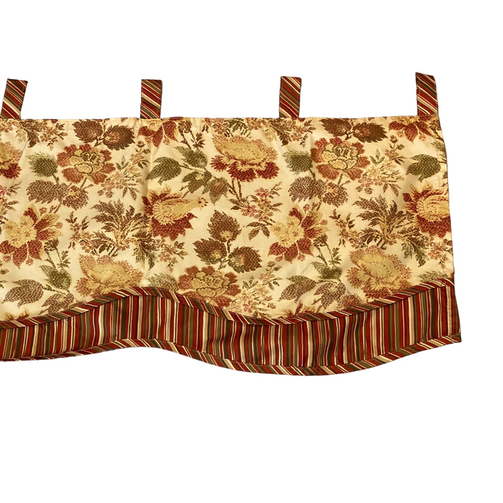 JCP Home Kitchen Valance Curtains Pattern Alicia 12×62 One Valance