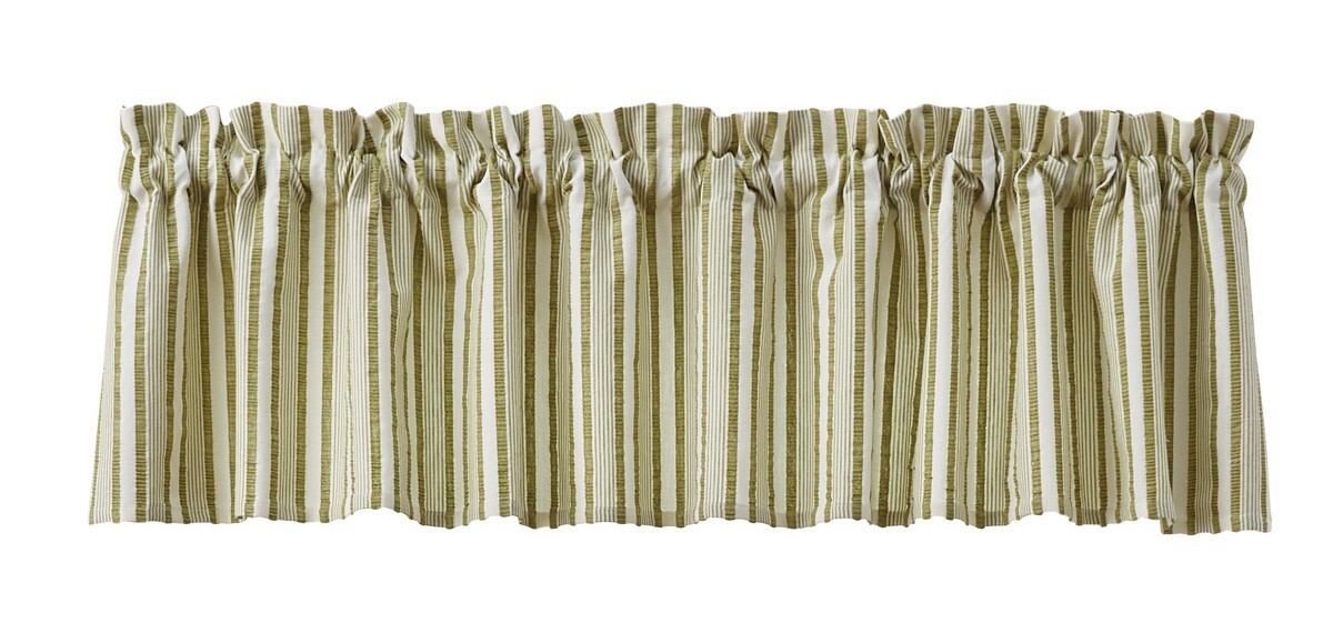 Boxwood Green Seersucker Stripe 14×72 COUNTRY
