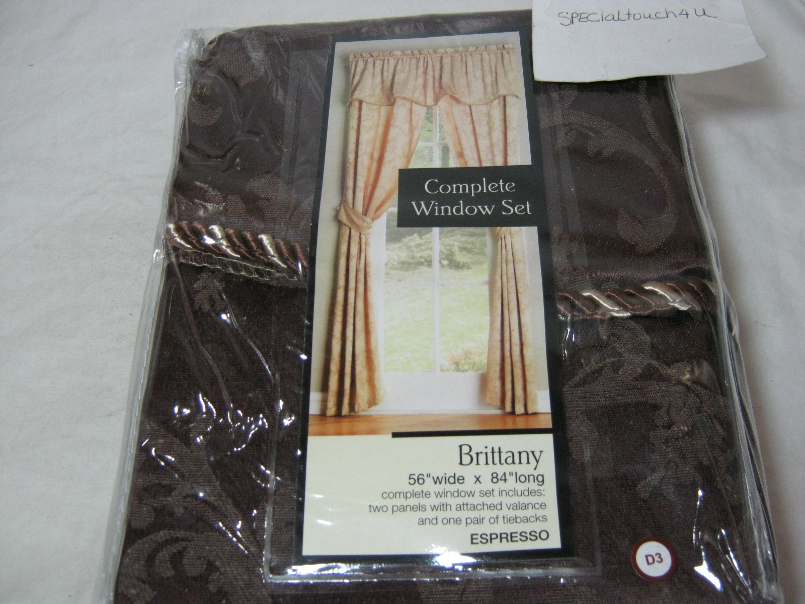New S. Lichtenberg & Co Brittany Complete Window Set 56×84 Espresso – NIP