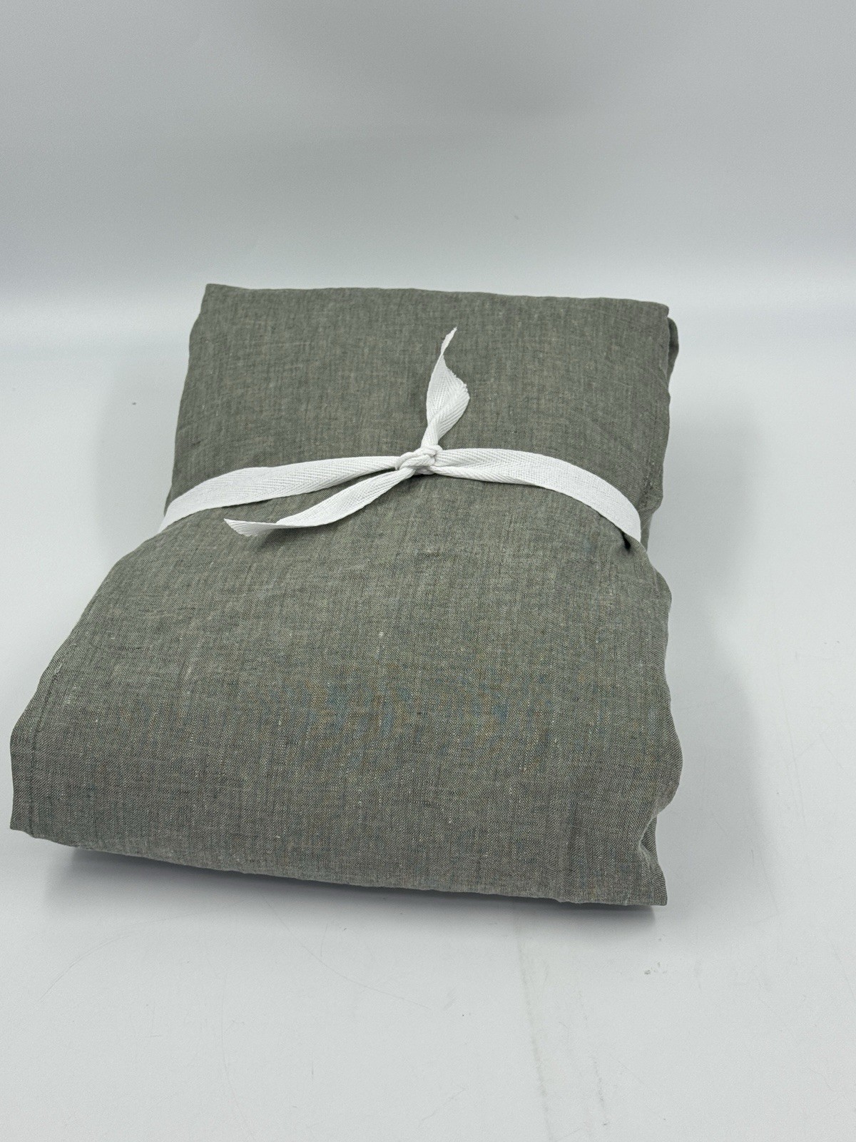 New Pottery Barn Emery Linen/Cotton Curtain 50”x96” Loden, Light Filtering (1)
