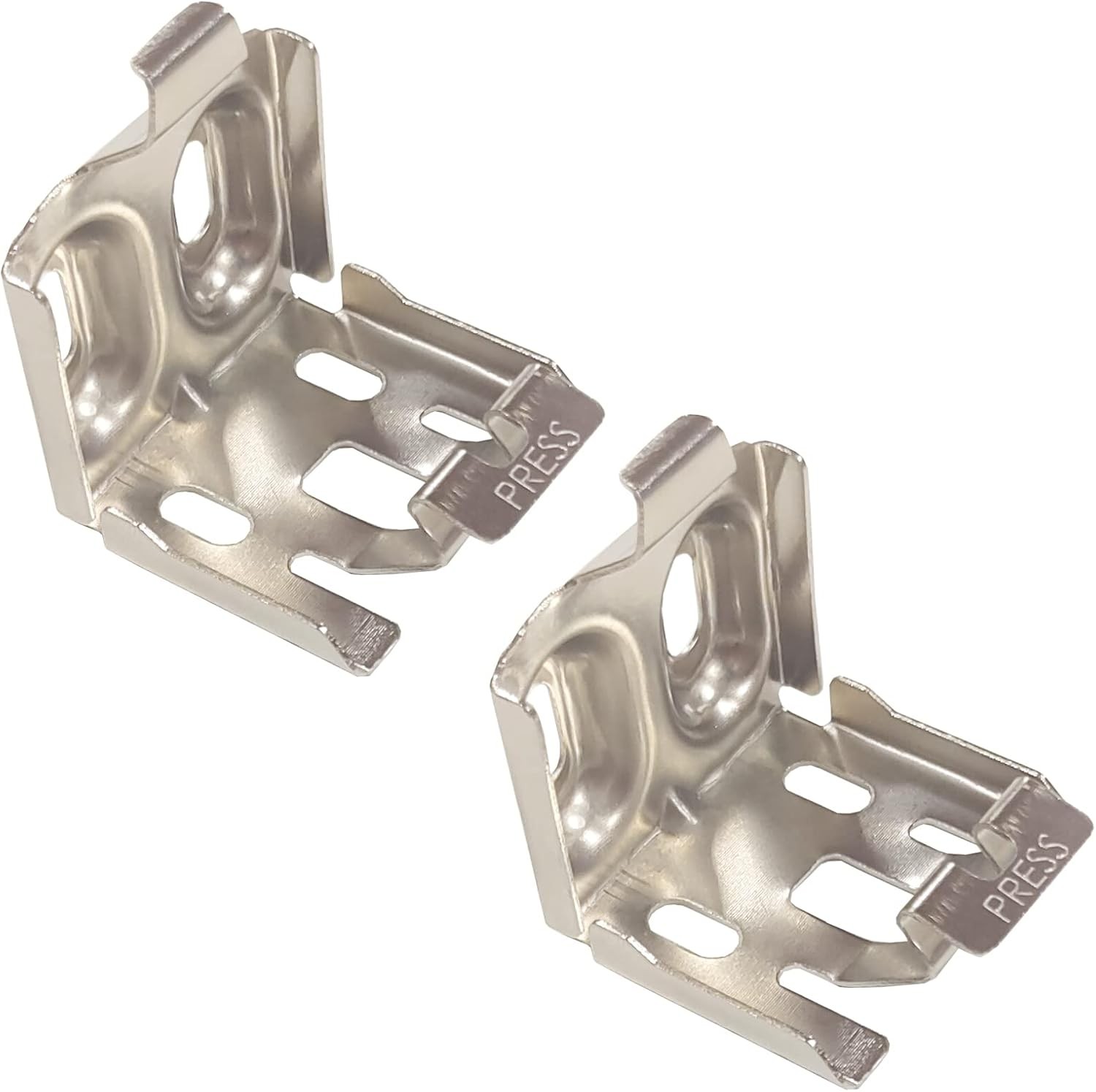 Blind Brackets, 6 Pcs Mini Blind Brackets for 1.5 inch Window Shades, Silver