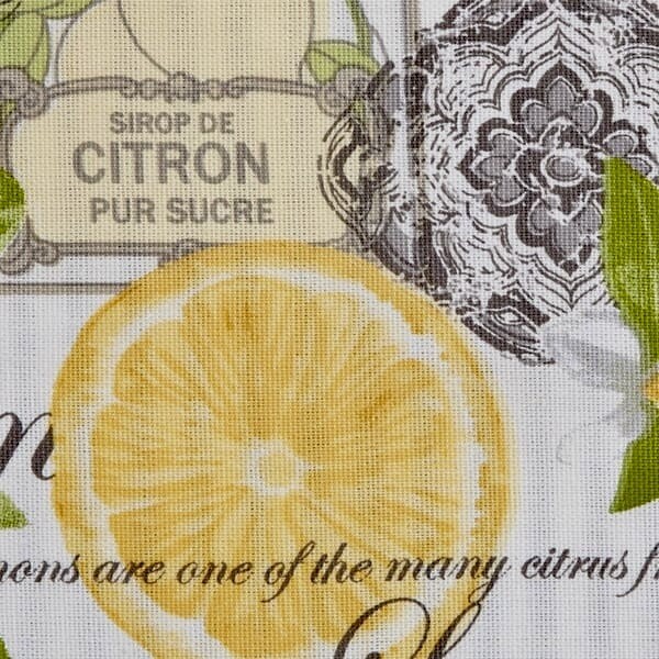 🍋 Waverly Lemon Zest Tier Pair Kitchen Window Curtain | Limoncello Yellow Green