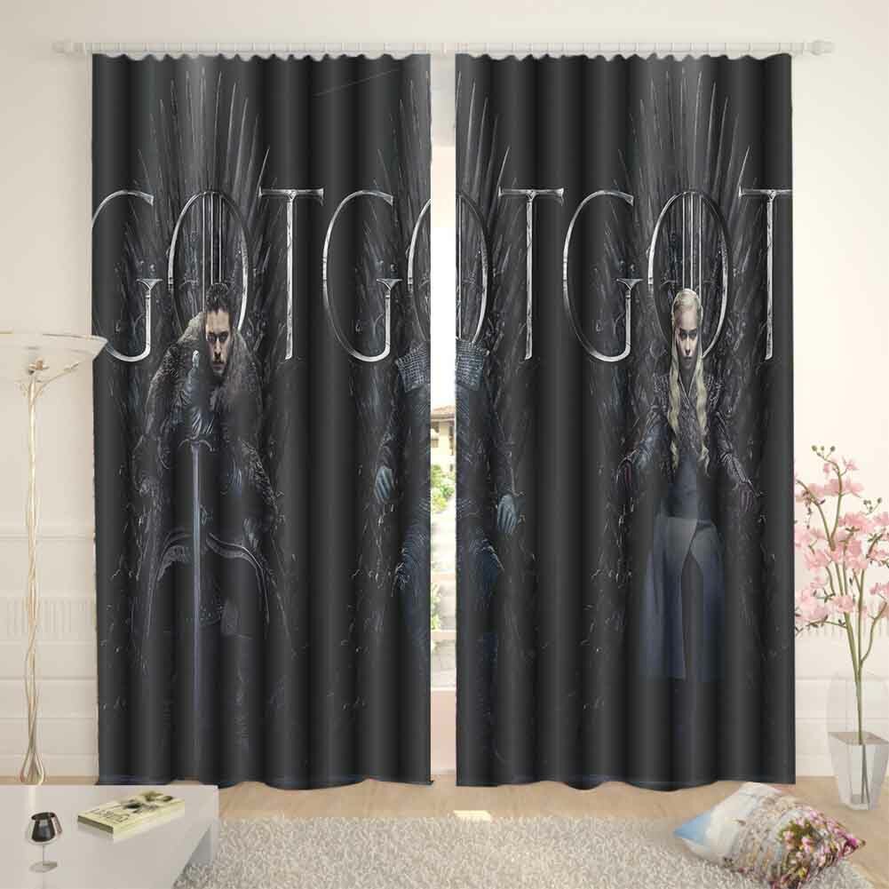 Letter Stability Line 3D Curtain Blockout Photo Printing Curtains Drape Fabric
