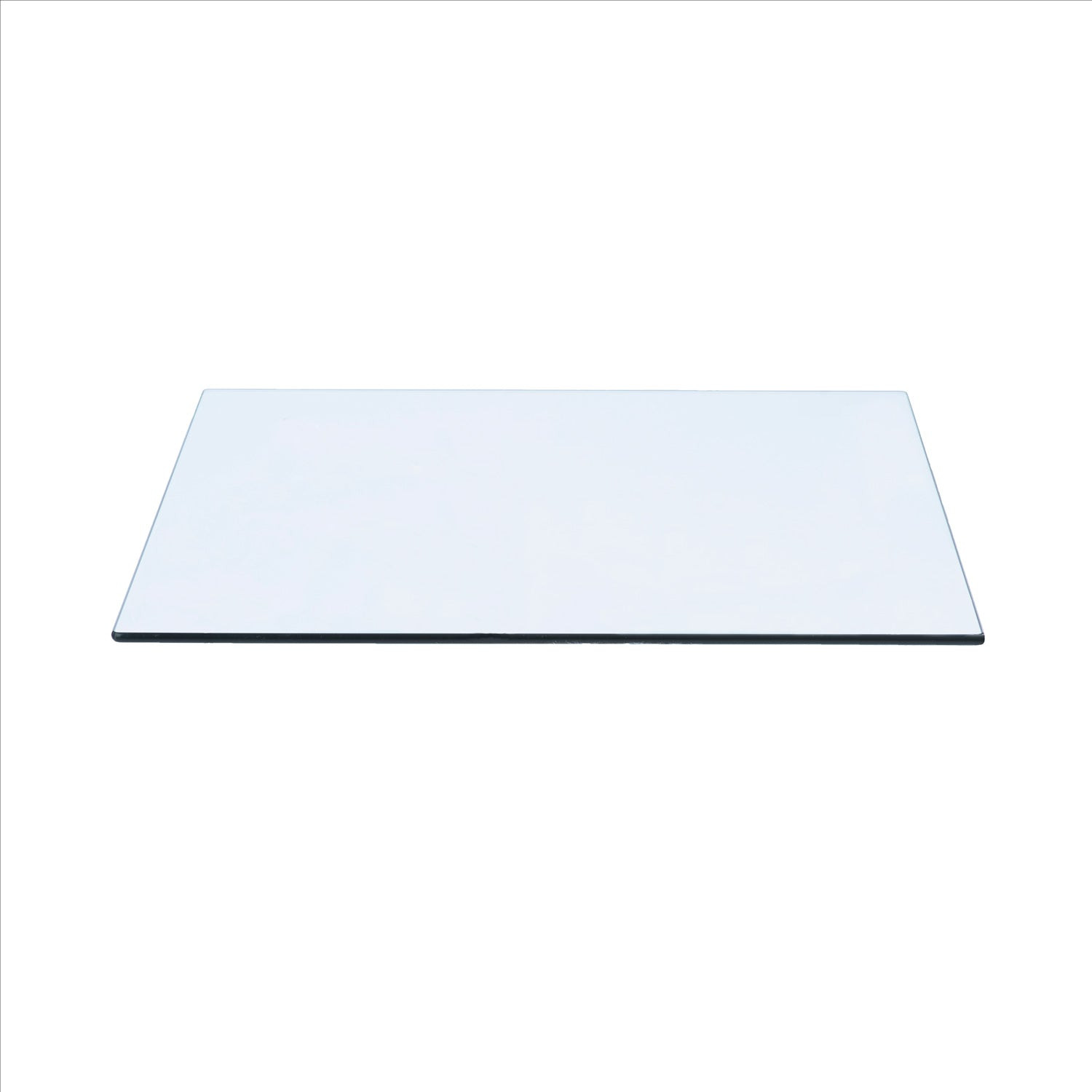 20″ X 60″ Rectangle Glass Table Top 1/2″ Thick 1″ Beveled Edge