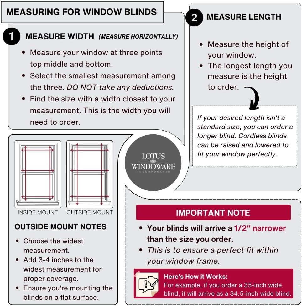 Cordless 2″ Faux Wood Blind, 34×36 – Bright White