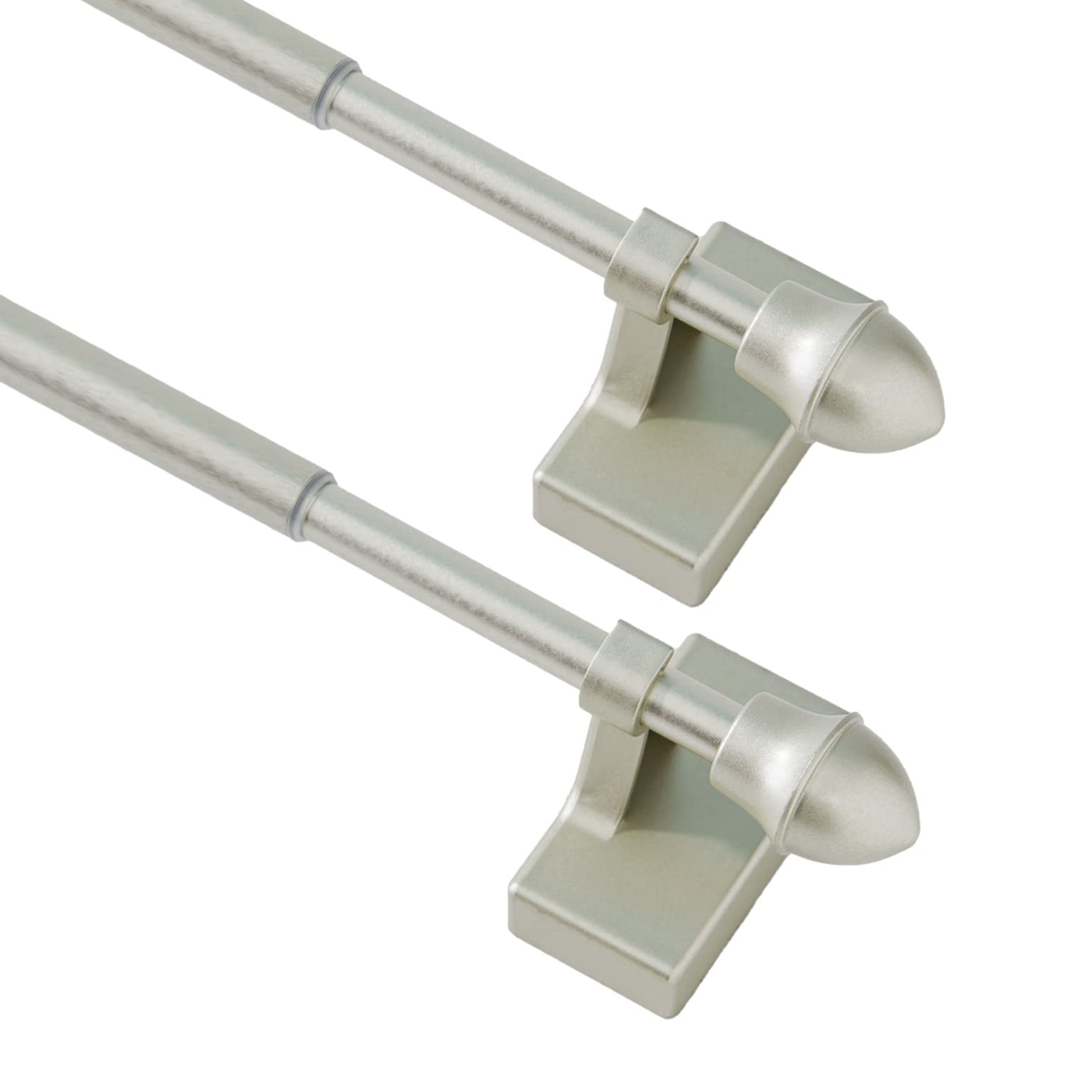 Magnetic Curtain Rods 2 Pack for Metal Doors and Windows, Multi-Use Adjustabl…