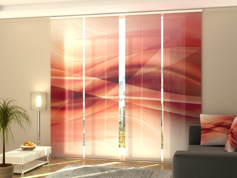 Vertical Blinds Wellmira for Sliding Glass Door, any sizes – Abstractions Waves