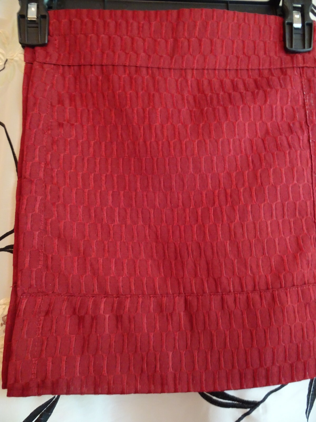 New BURGUNDY Cafe’ Curtains (2) 12″ Panels-14″ Long