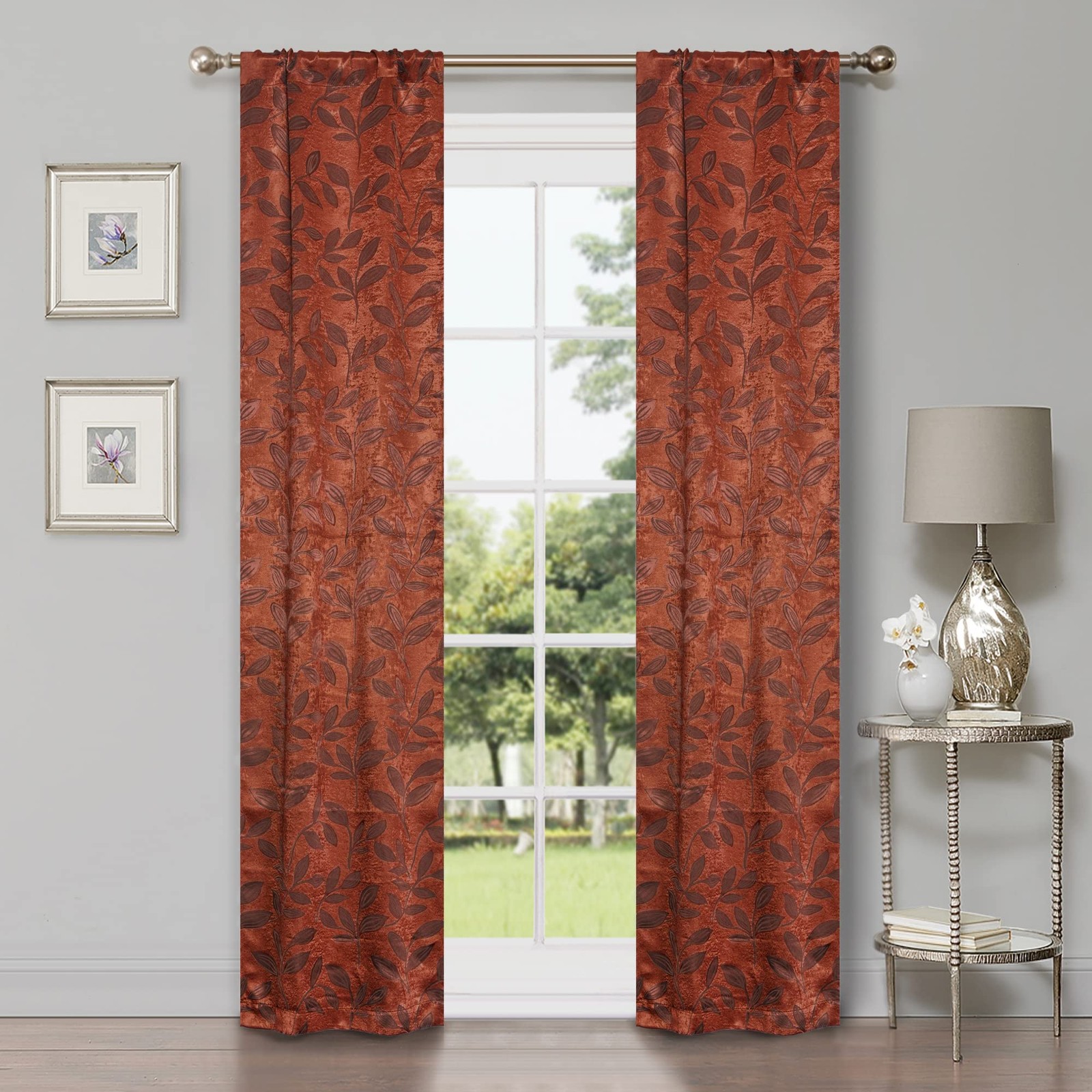Blackout Curtains, Room Darkening Window Accent for Bedroom, Sun Blocking, Th…