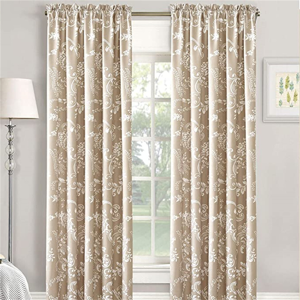 La Boheme Printed Curtains Vintage Floral Boho Window Drapes 2 Panels Set 2Sizes
