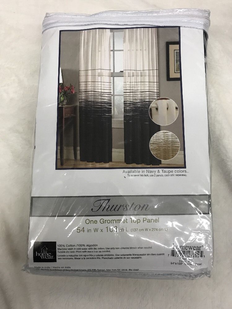 Thurston One Grommet Top Panel 54 In X 108 In L 137 Cm W X 274 Cm L HOMEWEAR
