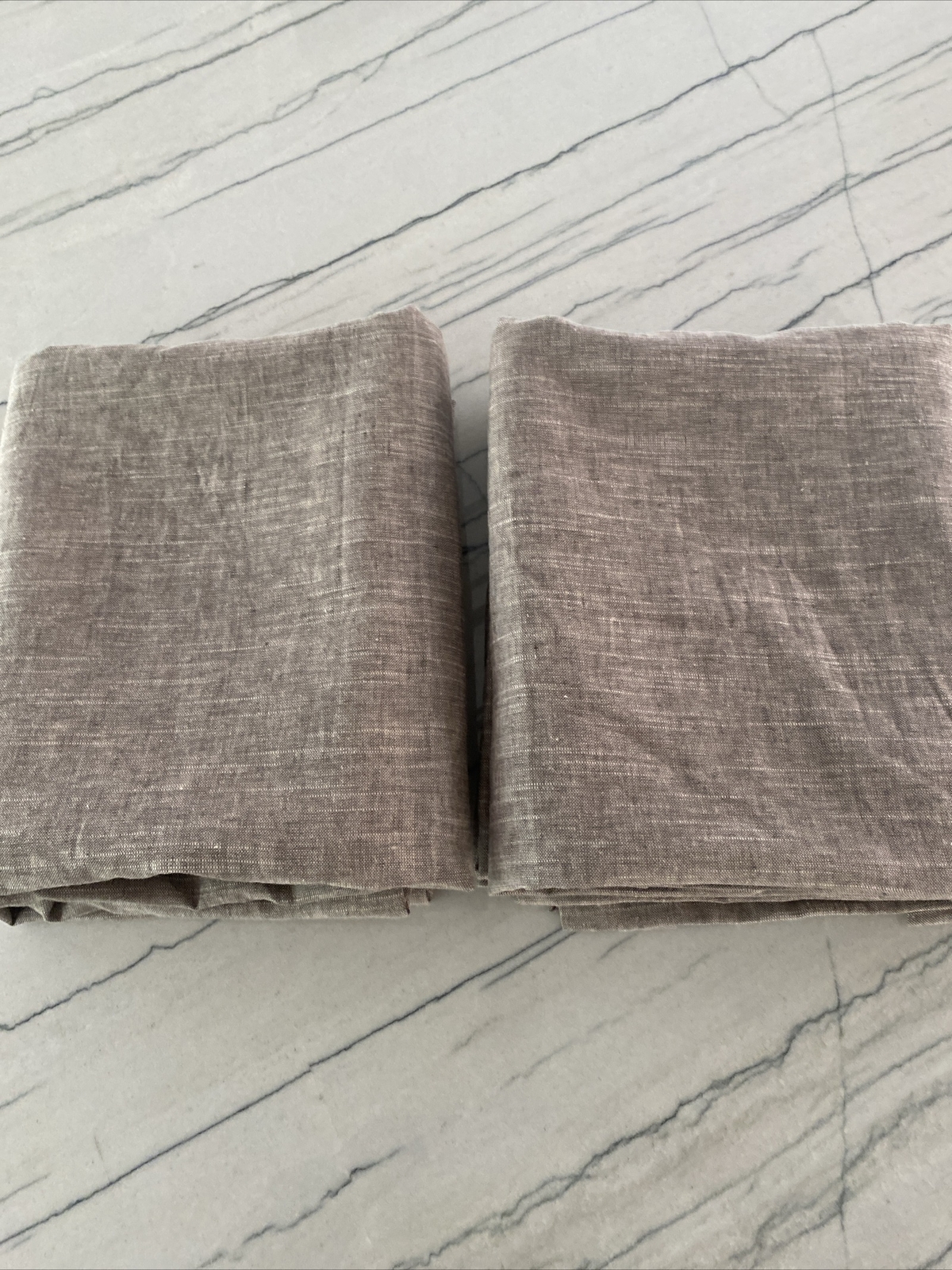 2x Pottery Barn 73% Linen 27% Cotton Blackout Curtain Panels 2813152 50″x108″