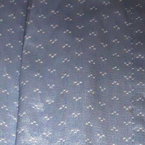 Custom JC Penney Drapes 48 W x 60 L Jacquard Blue Lined Triple Pinch Pleats