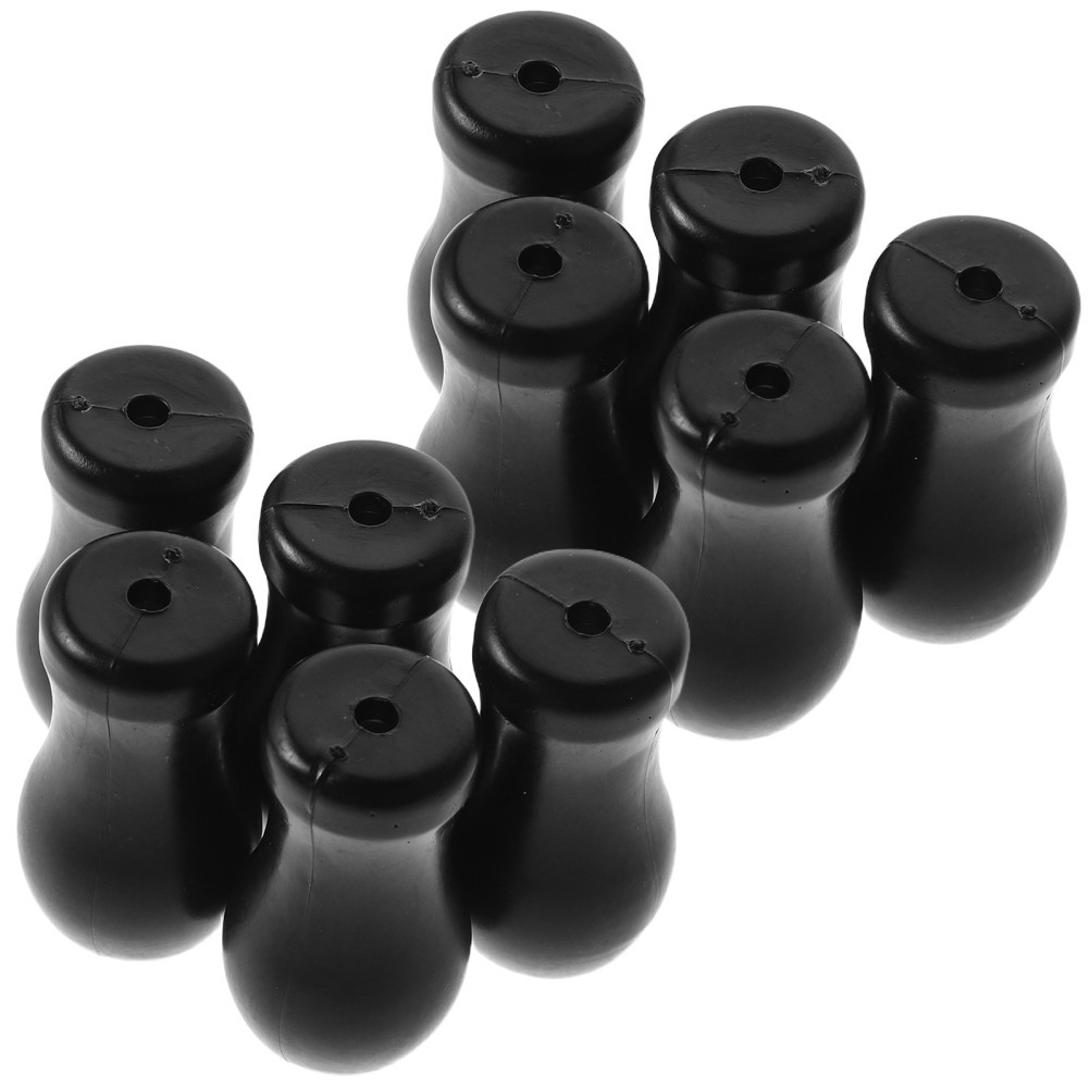 10 Pcs Curtain Rope Head Blind Pull Cord Knobs Replacement for Blinds Handle