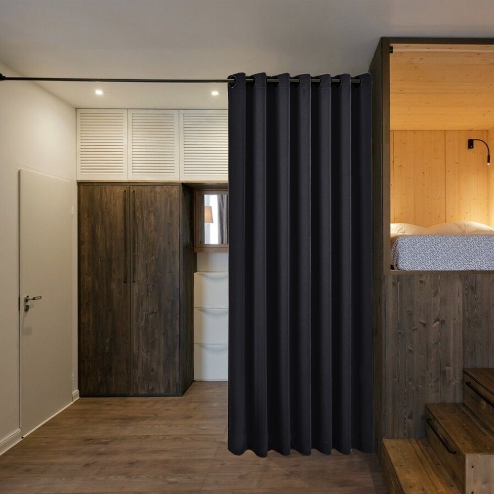 Lower Noise Room Divider Curtain Screen Partitions, Blackout Sound Reducing