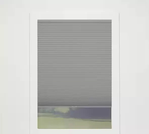 Anchor Gray Cordless Blackout Eco Polyester Cellular Shades – 31in. W x 64in. L