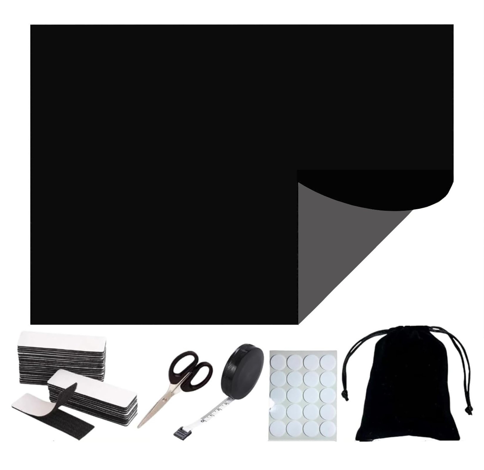 Blackout Curtains, 118″ x 57″ Portable Blackout Curtains DIY Window Blinds No…