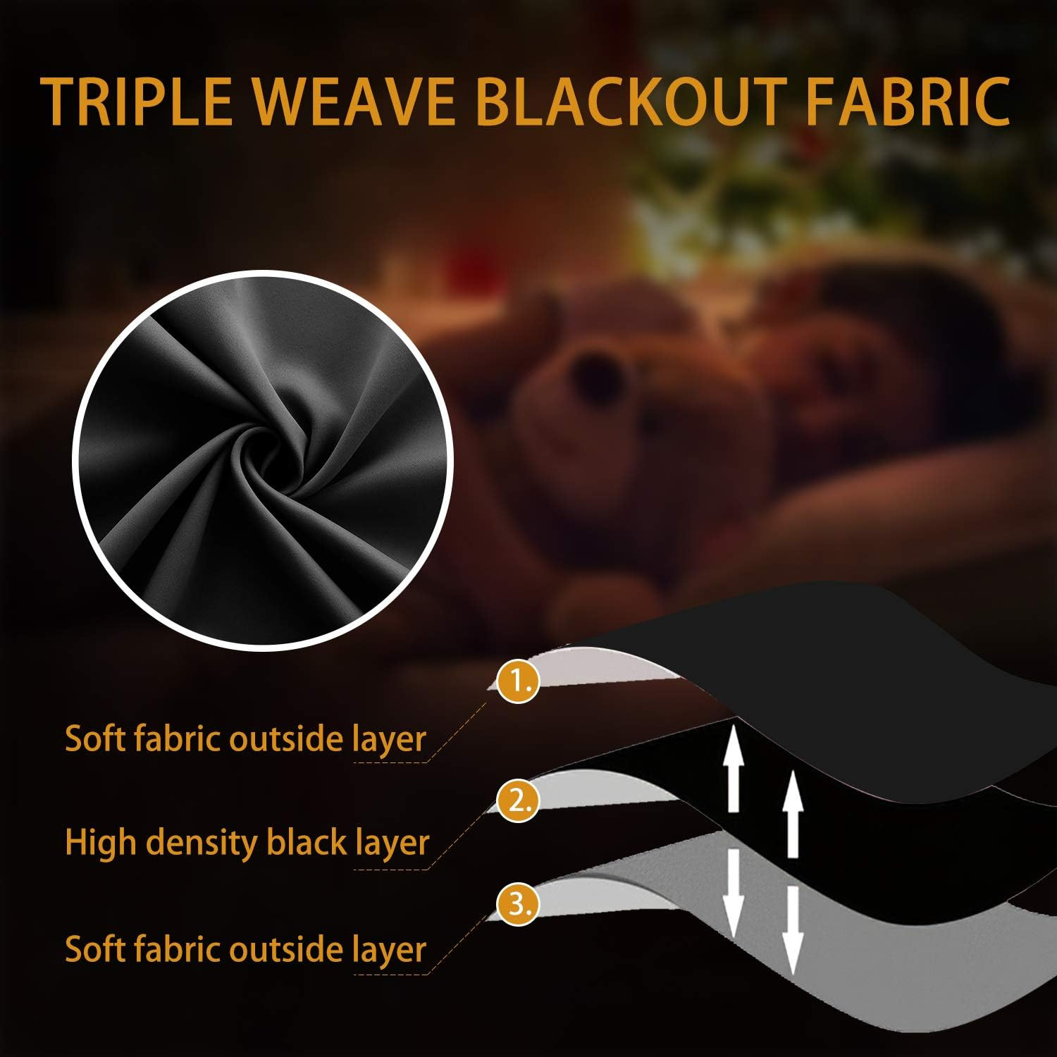 Bathroom Curtains Window,30 Inch Short Blackout Curtains for Small Windows,Wide