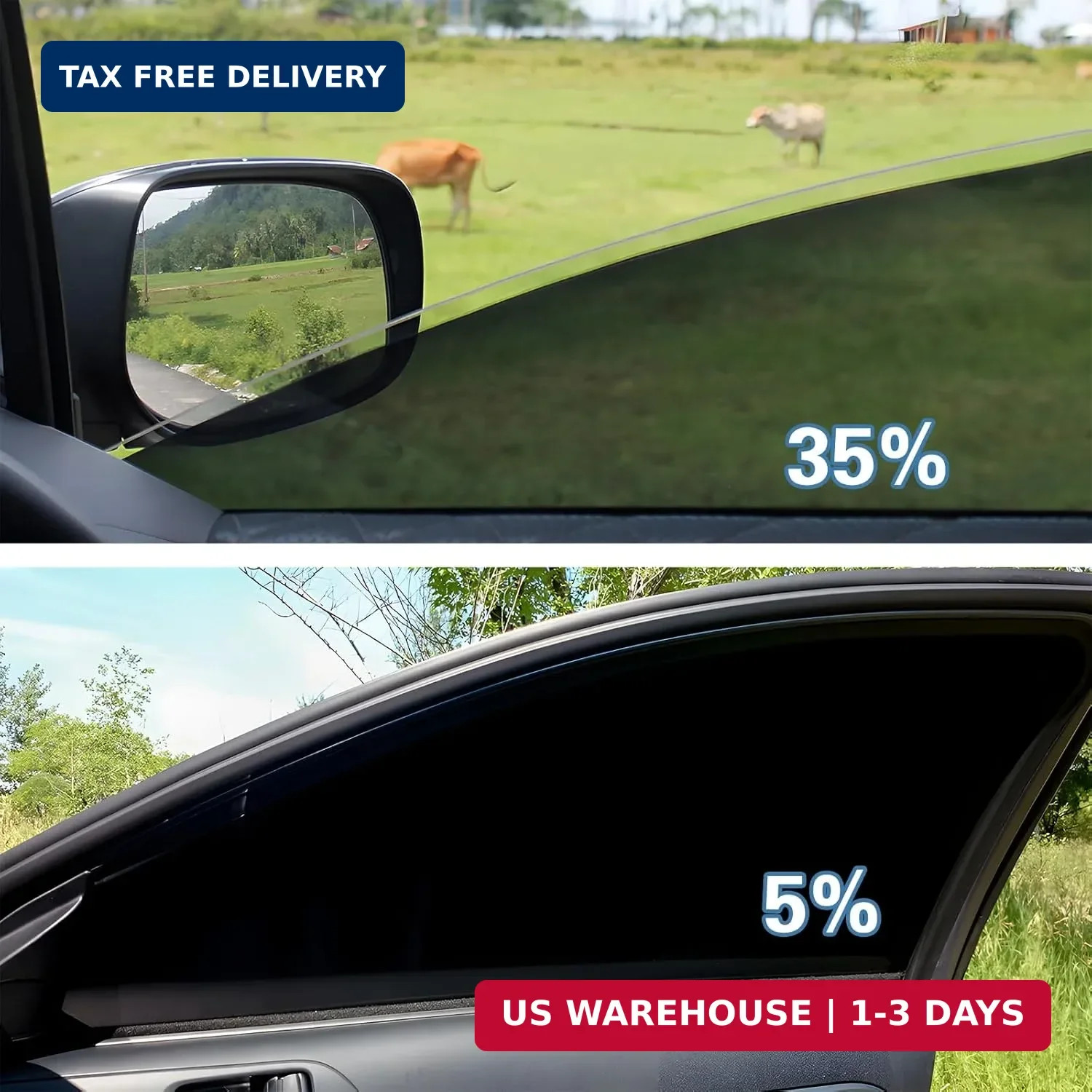 Window Tint Film for Cars, 20% VLT 20in x 10Ft Ceramic Window Tints, Blocks 99%