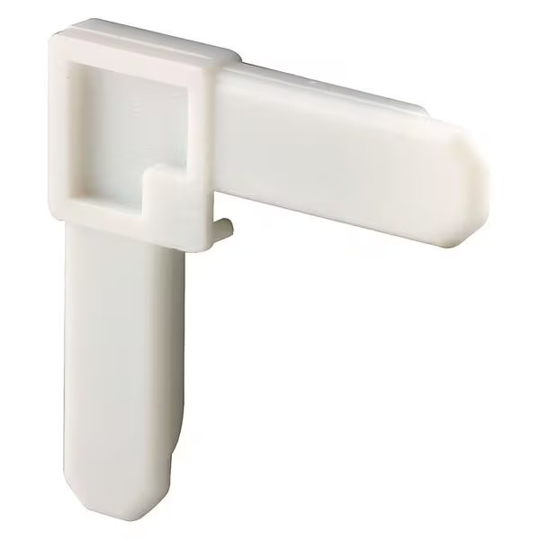 Make-2-Fit Plastic Screen Frame Corners, 5 in. x 3/4 in., White , PK4 PL 7729