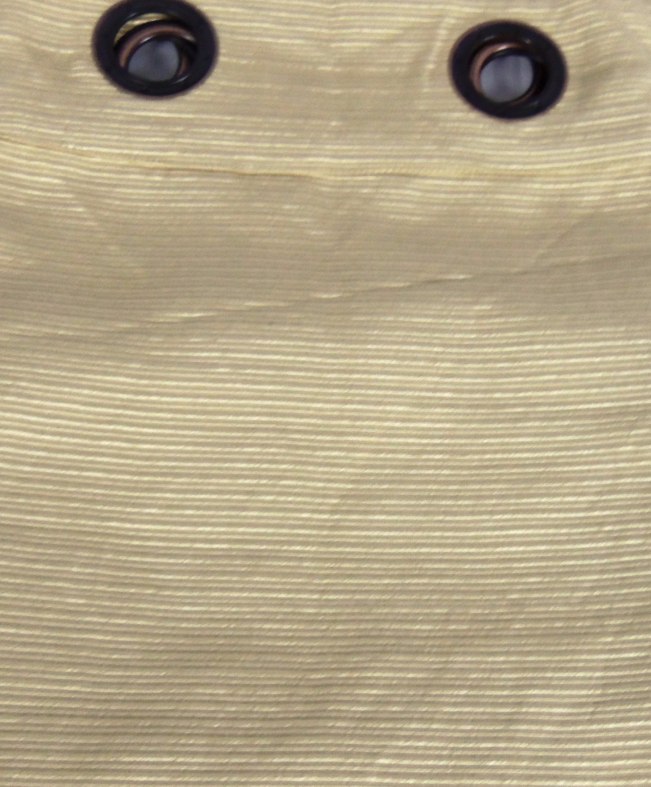 NEW Unbranded Beige Gold Tone Color Grommet-Style Curtain Panel 55 ”X 80”