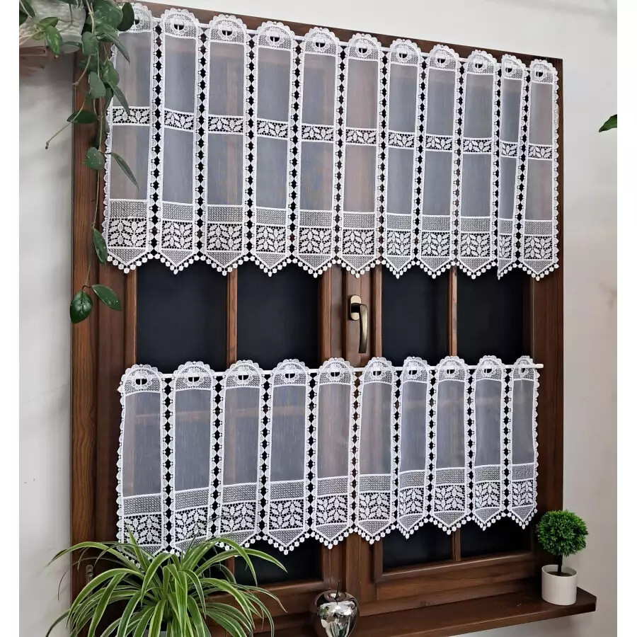 Curtains with lace finished curtains sliding curtains bistro curtain sold by the metre A&G