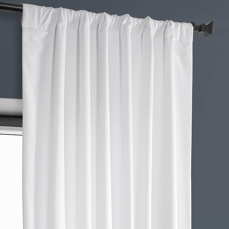 Velvet Room Darkening Curtain Panel Light Blocking Lined Drapery Heavyweight New