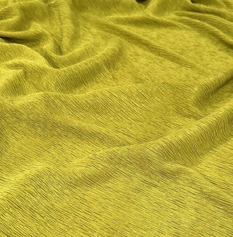 Chartreuse Curtain Panels, Bella Crepe Custom Panels, 8ft