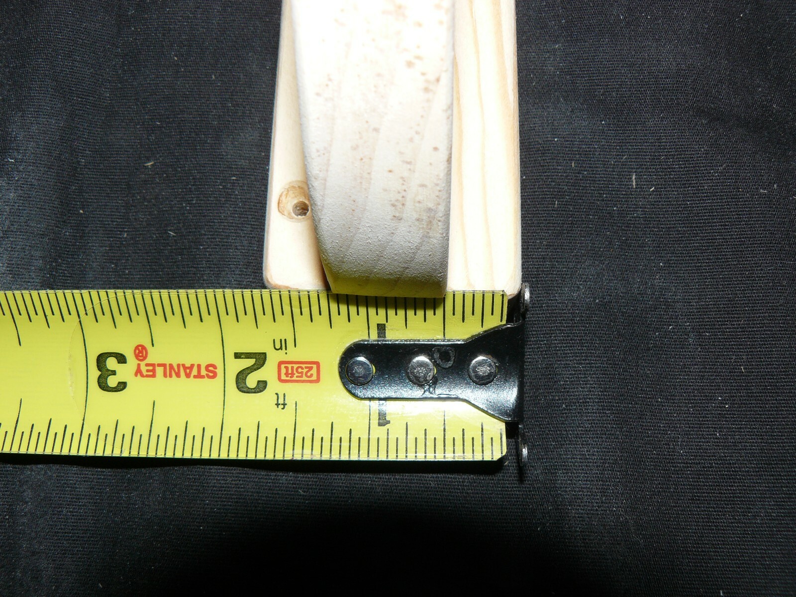 Small 1 1/2 inch Front Niche Rod Holder