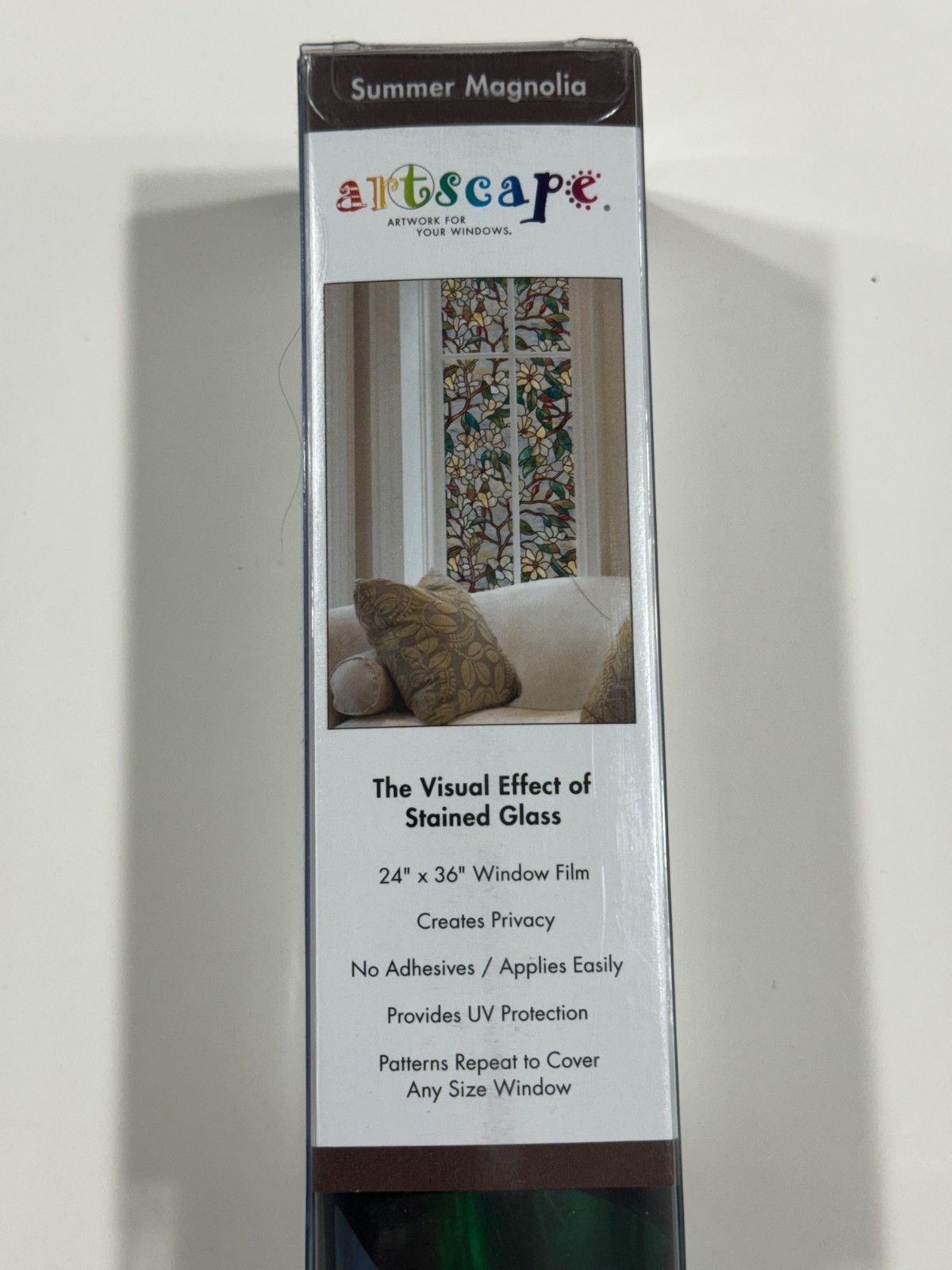Artscape Magnolia 24″ x 36″ Window Film – Privacy, Decorative, Easy Install
