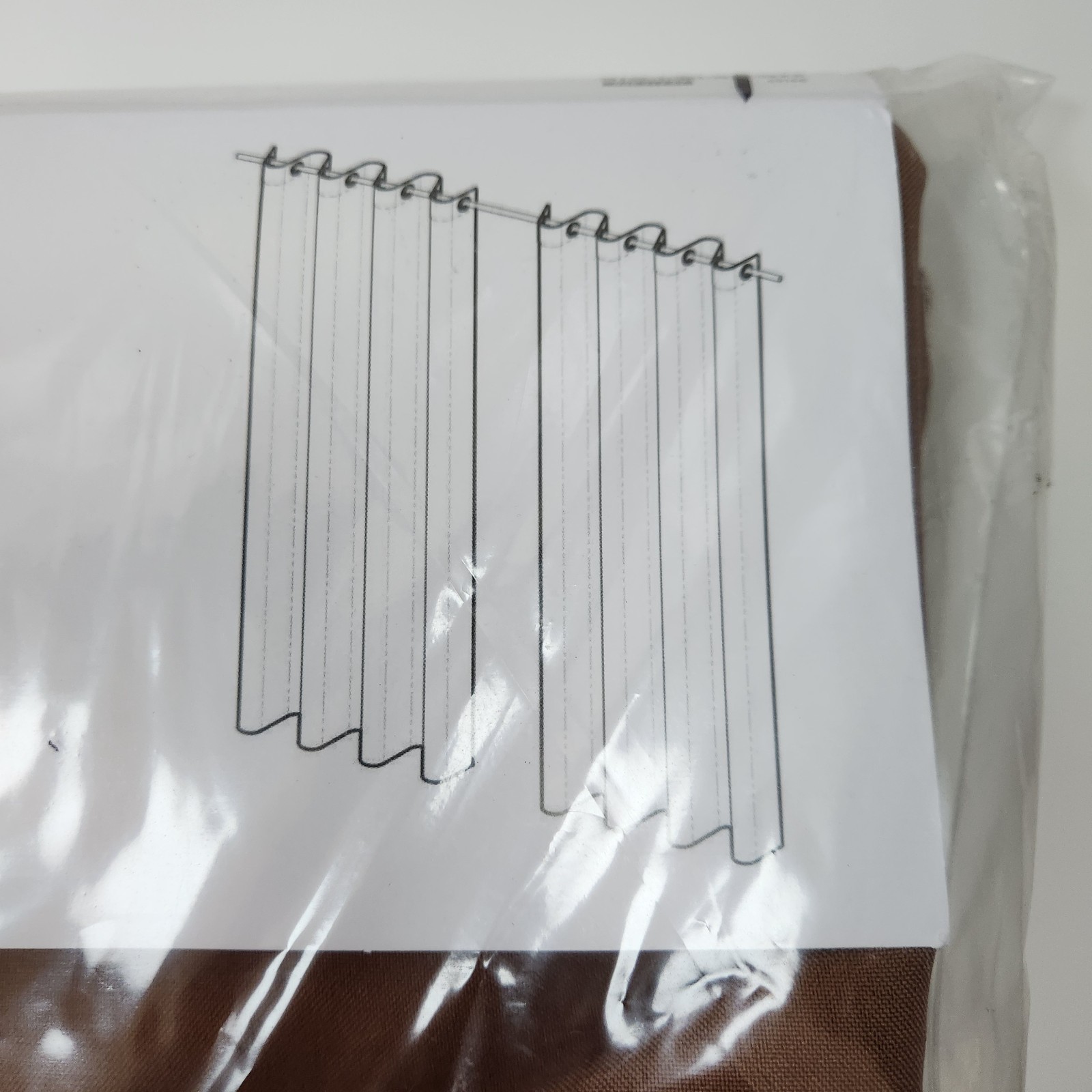 NEW Ikea Revlummer Brown Curtains 1 Pair (2 Panels) 55″ x 84″ 005.713.87 Solid D